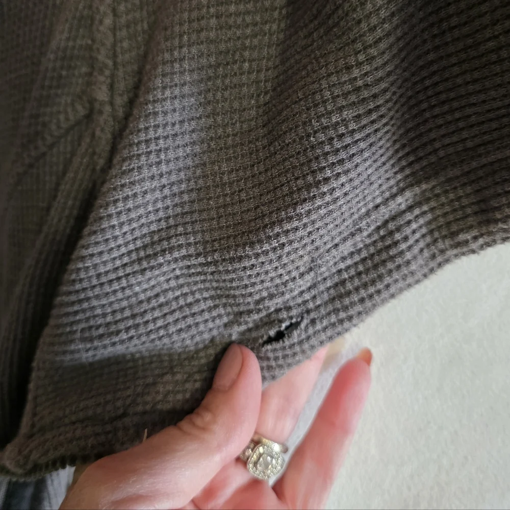 🦏 Ecko Unltd Gray Hooded Cardigan Sz XL - Picture 8 of 8